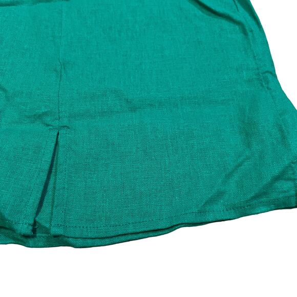 A New Day Women's Green Linen Side Zip Mini Skirt - Size Small - NWT - Picture 6 of 7